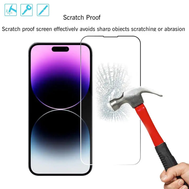 Verre Trempé iPhone — Protection Écran Premium