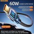 Câble USB-C 60W CHARGE RAPIDE
