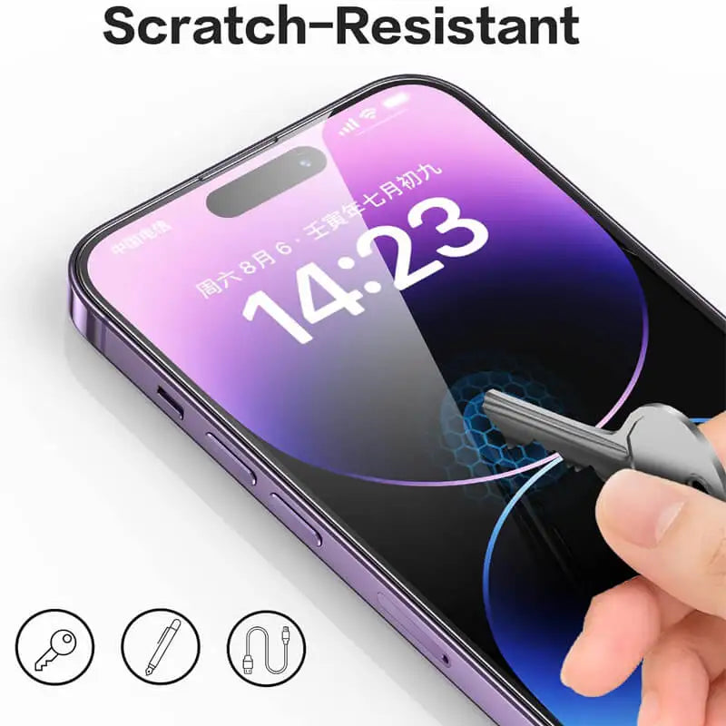 Verre Trempé iPhone — Protection Écran Premium